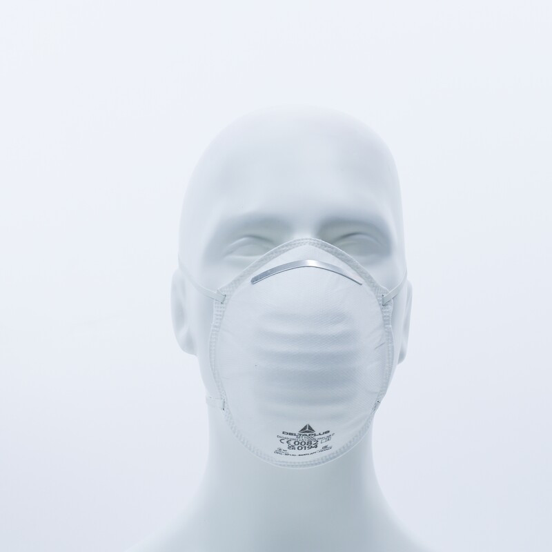 Jednorazová dýchacia maska P1 plášť bez ventilu