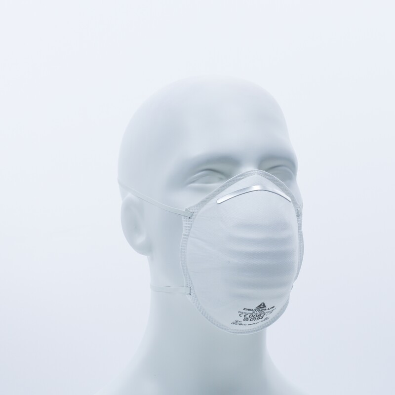 Jednorazová dýchacia maska P1 plášť bez ventilu