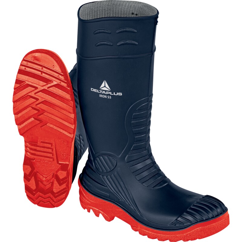 Deltaplus PVC ČIŽMY IRON S5, MODRÁ 39