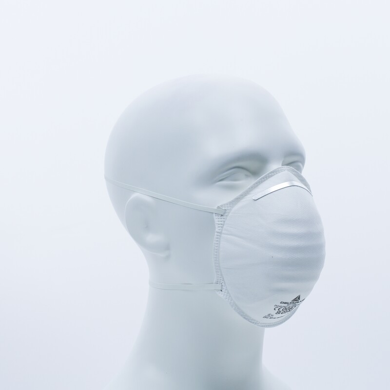 Jednorazová dýchacia maska P1 plášť bez ventilu