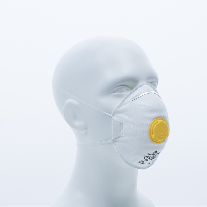 Jednorazová dýchacia maska P2 plášť s ventilom