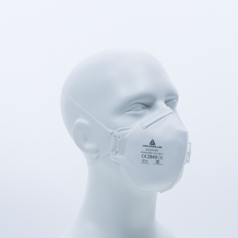 Jednorazová dýchacia maska P1 plášť s ventilom