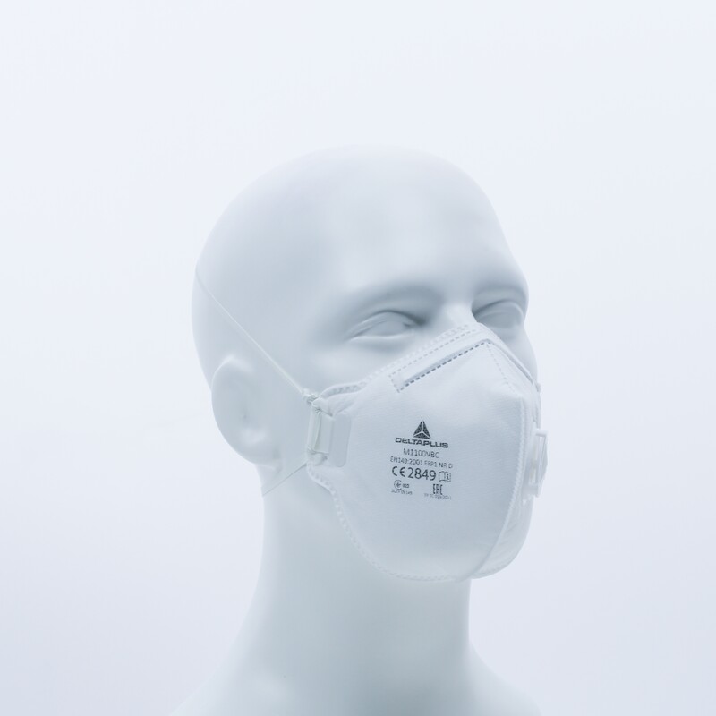 Jednorazová dýchacia maska P1 plášť s ventilom