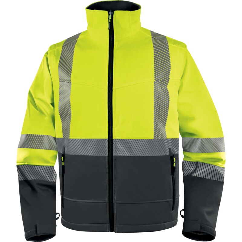 Deltaplus SOFTSHELL FAST, FLUO ŽLTÁ 4XL