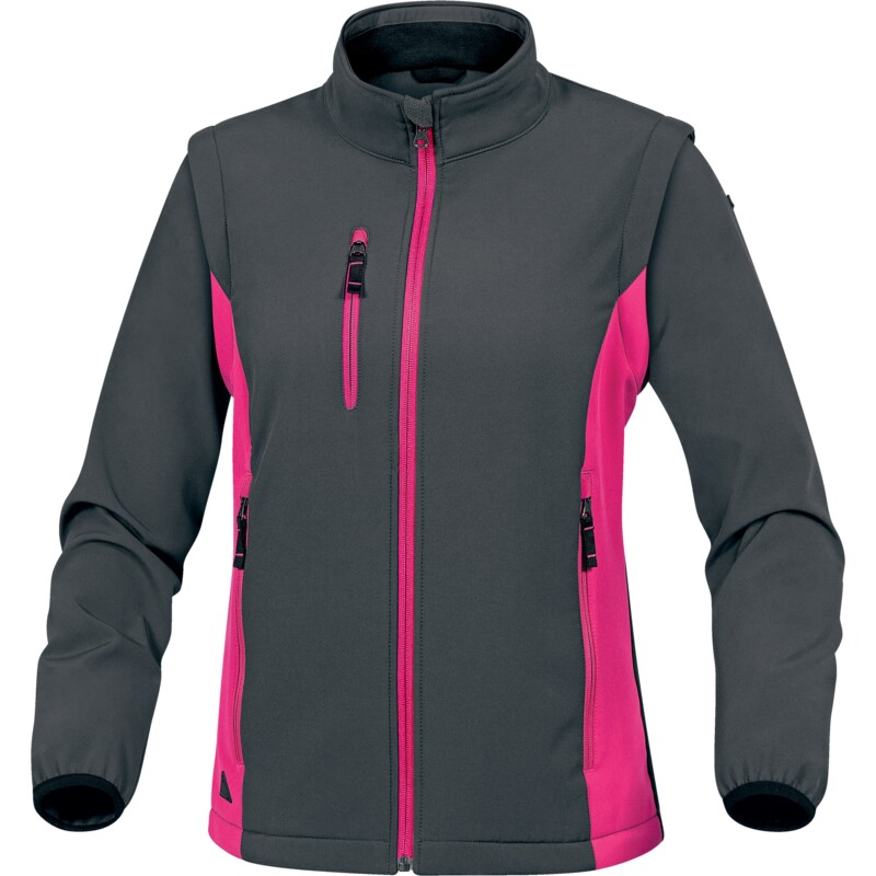 Deltaplus SOFTSHELL MYSEN2 SIVÁ/FUSH XXL