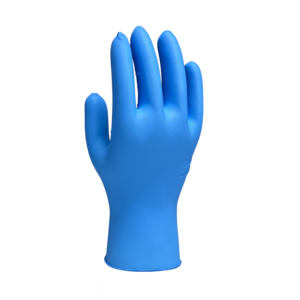 Gant nitrile bleu non poudré