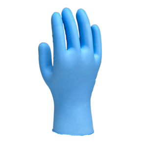 Gant nitrile bleu non poudré qualité PRO