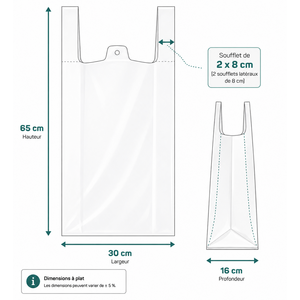 Sac bretelle BD noir en liasse