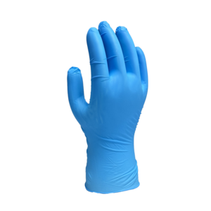Gant vinyle nitrile bleu PREMIUM non poudré