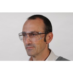 Surlunettes en polycarbonate à branche incolore 