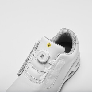 Mocassin de sécurité NLOCK blanc embout composite - S2