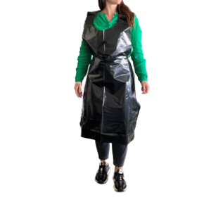 Tablier RENF PE BD gaufré noir