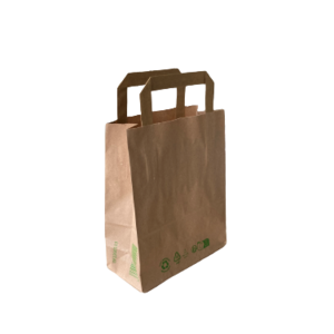 Sacs cabas p.plate kraft ecru 70 gr/m²