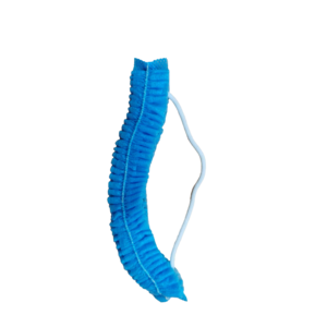 Cache barbe clip PLP non tissé bleu