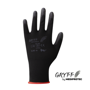 Gant PU polyester noir