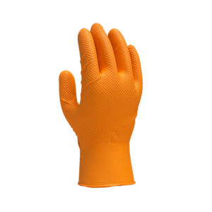 Gant nitrile orange non poudré