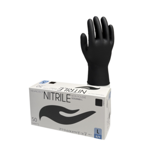 Gant nitrile noir non poudré XTRA GRIP