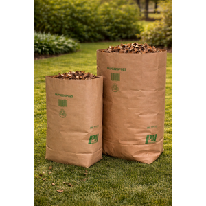 Sac papier 30 L GPI 2 feuilles sans impression  + 1 gaine PE