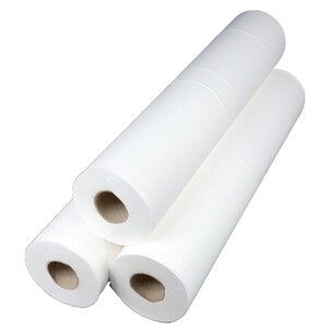 Drap d'examen en rouleau blanc 