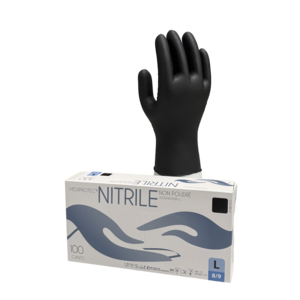 Gant nitrile noir non poudré