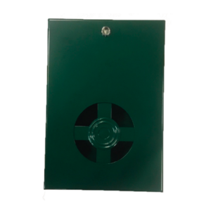 Distributeur sac canin acier vert