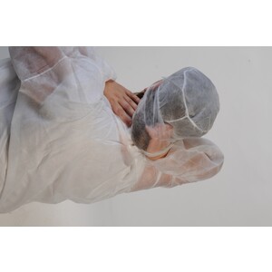 Casquette résille PLP non tissé blanc