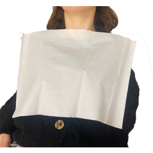 Bavoir dentaire blanc 48 x 33cm