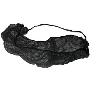 Cache barbe PLP non tissé noir