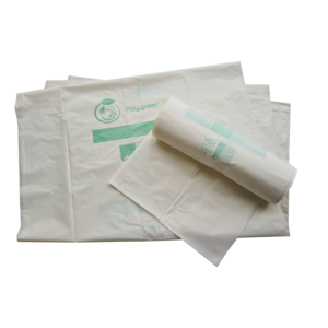 Sac type 130 L blanc biodégradable