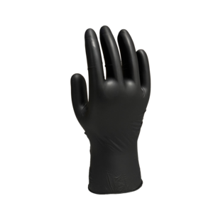 Gant vinyle nitrile noir PREMIUM non poudré