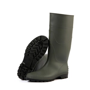 Botte de travail verte en PVC