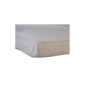 Drap housse élastiqué 2 pers. PLP NT blanc 