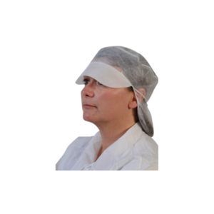 Casquette résille PLP non tissé blanc