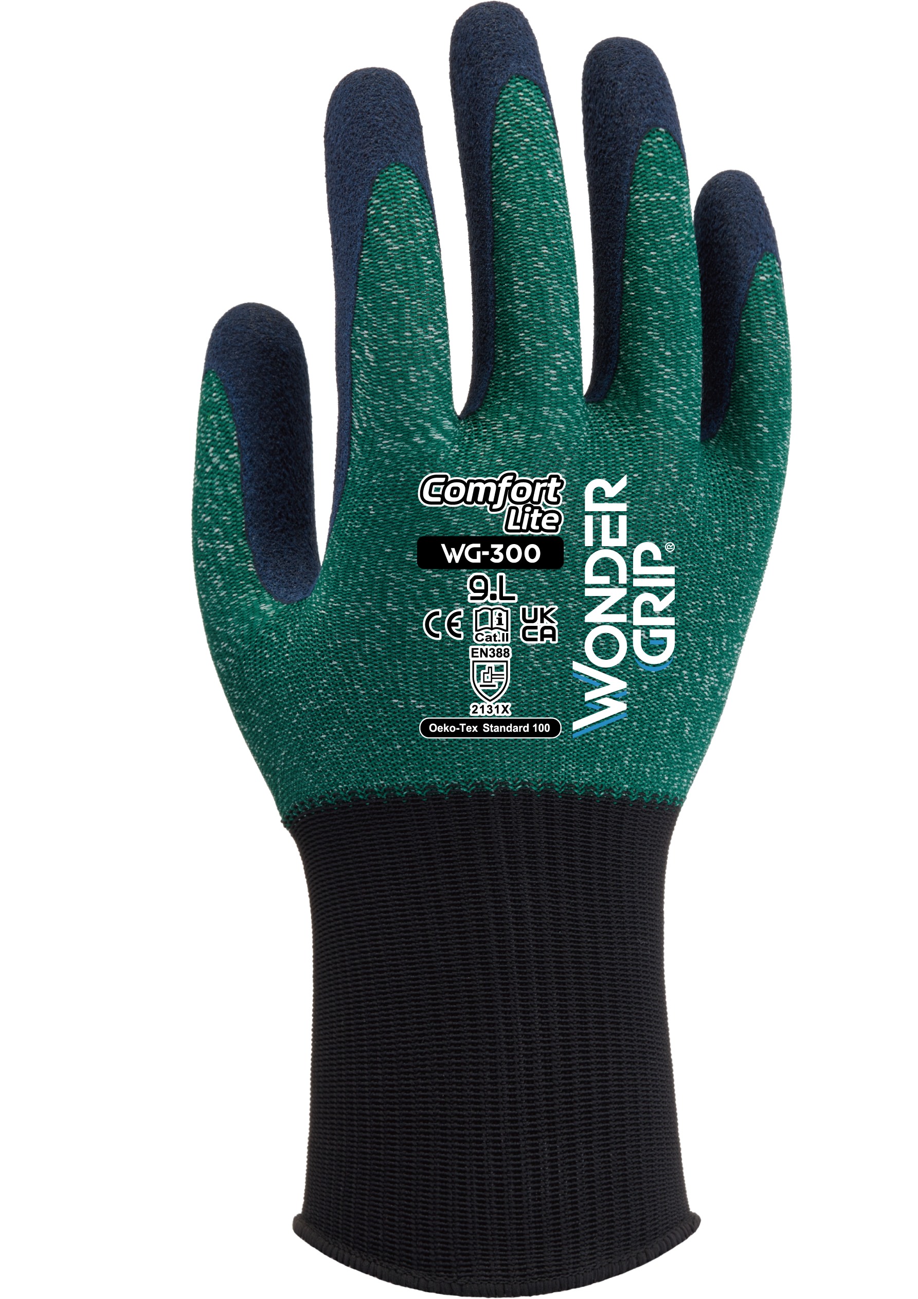 Wonder Grip WG-300 Comfort Lite – Guanti Da Lavoro Con Rivestimento In Lattice, Presa Elevata, Morbidi E Destri, Taglia S/07